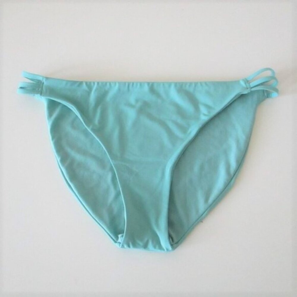 ROXY Bikini Bottom Strappy Sides Jade Medium